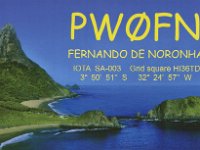 PW0FN  - CW Year: 2016 Band: 17m Specifics: IOTA SA-003 Fernando de Noronha island