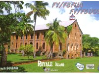 FY/F5UOW  - CW Year: 2014 Band: 10, 15, 17, 30m Specifics: IOTA SA-020 Royale island