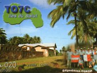 TO7C  - CW - SSB Year: 2005 Band: 10, 12, 15, 17, 20, 30m Specifics: IOTA SA-020 Royale island
