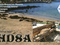 HD8A  - CW Year: 2013 Band: 20m Specifics: IOTA SA-004 San Cristobal island
