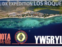 YW5RYL  - CW - SSB Year: 2014 Band: 15, 20m Specifics: IOTA SA-035 Gran Roque island