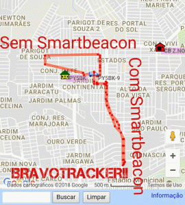SmartBeacon Tracker APRS BravoTracker PY5BK