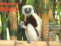 5R8UO  -  SSB Year: 2007 Band: 17m Specifics: IOTA AF-013 mainland Madagascar