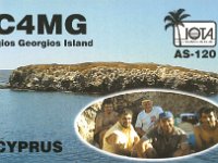 C4MG  - CW - SSB Year: 2001 Band: 10, 15, 20, 40m Specifics: IOTA AS-120 Agios Georgios island