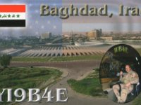 YI9B4E  - SSB Year: 2005 Band: 17m Specifics: US-embassy, International Zone of Baghdad (a.k.a. Green Zone), central Baghdad - Grid: LM23ei