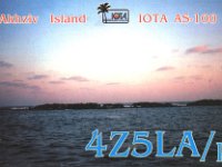 4Z5LA/p  - CW - SSB Year: 2002 Band: 10, 15, 17, 20m Specifics: IOTA AS-100 Akhziv island