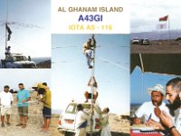 A43GI  - CW - SSB Year: 2002 Band: 10m Specifics: IOTA AS-119 Al Ghanam island