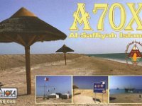 A70X  - CW - SSB Year: 2017 Band: 15, 17, 20m Specifics: IOTA AS-088 Al Safliya island