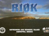 RI0K (F)  - CW Year: 2012 Band: 15, 20m Specifics: IOTA AS-061 Ratmanova (Big Diomede) island