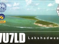 VU7LD  - SSB Year: 2006 Band: 17, 20m Specifics: IOTA AS-011 Kavaratti island