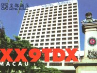 XX9TDX  - CW - SSB Year: 2001 Band: 10, 12m