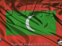 8Q7AF  - SSB Year: 2014 Band: 20m Specifics: IOTA AS-013 Kuramathi island. North Central Province, Alif Alif (Northern Ari) Atoll