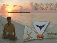 8Q7CA  - CW Year: 2016 Band: 15, 17m Specifics: IOTA AS-013 Dharavandhoo island.  North Province, Baa Atoll