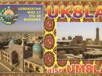 UK8LA  - CW Year: 2000, 2016 Band: 15, 17m