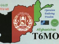 T6MO  - CW Year: 2011 Band: 10m Specifics: Near Kabul, Camp Phoenix. Grid: MM44pn