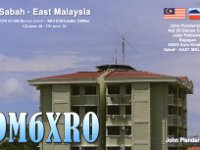 9M6XRO  - CW Year: 2014, 2016 Band: 10, 20m Specifics: IOTA OC-088 Borneo island