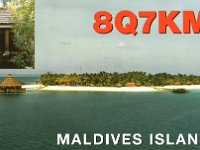 8Q7KM  - SSB Year: 2000 Band: 10m Specifics: IOTA AS-013 Rangali or Rangalifinolhu island