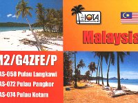 9M2/G4ZFE/p  - CW Year: 2002 Band: 10, 17m Specifics: IOTA AS-058 Langkawi island