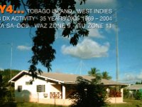 9Y4/DJ8VC  - SSB Year: 2004 Band: 10, 12m Specifics: IOTA SA-009 Tobago island