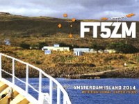 FT5ZM (F)  -  CW - SSB Year: 2014 Band: 10, 12, 15, 17, 20m Specifics: IOTA AF-002 Amsterdam island