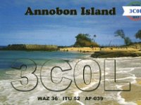 3C0L  -  CW - SSB Year: 2017 Band: 12, 17, 20m Specifics: IOTA AF-039 Annobon island