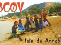 3C0V (F)  -  CW - SSB Year: 2003 Band: 10, 15, 17m Specifics: IOTA AF-039 Annobon island