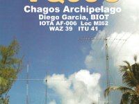 VQ9JC  -  CW Year: 2003, 2006 Band: 15, 17m Specifics: IOTA AF-006 Diego Garcia island