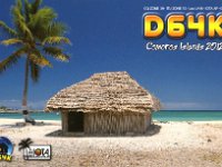 D64K  -  CW - SSB Year: 2012 Band: 10, 12, 15, 17, 20, 30m Specifics: IOTA AF-007 Grande Comore island