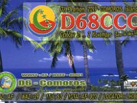 D68CCC  -  CW - SSB Year: 2019 Band: 15, 17m Specifics: IOTA AF-007 Grande Comore island