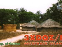 3XDQZ/p (F)  -  SSB Year: 2004 Band: 15, 17, 20m Specifics: IOTA AF-096 Alcatrack island