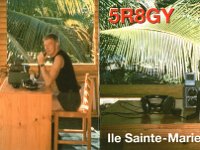 5R8GY  -  SSB Year: 2001 Band: 10, 12, 15, 17, 20m Specifics: IOTA AF-090 Sainte-Marie island