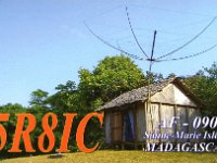 5R8IC  -  CW Year: 2010 Band: 10, 12, 15m Specifics: IOTA AF-090 Sainte-Marie island