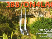 3B8/ON4LAC  -  SSB Year: 2001, 2006 Band: 10, 15m Specifics: IOTA AF-049 mainland Mauritius