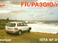 FR/PA3GIO/m  -  SSB Year: 2001 Band: 10, 12, 15m Specifics: IOTA AF-016 mainland Reunion