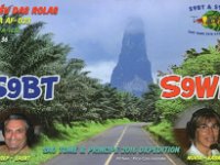 S9BT | S9WL  -  SSB Year: 2016 Band: 12, 15, 17, 20m | 15, 17, 20m Specifics: IOTA AF-023 Rolas island