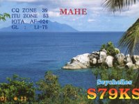 S79KS  - CW Year: 2001 Band: 10m Specifics: IOTA AF-024 Mahe island