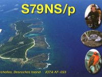 S79NS/p  - CW Year: 2008 Band: 17, 30m Specifics: IOTA AF-033 Desroches island