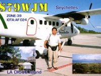 S79WJM  - CW Year: 2004 Band: 12, 20m Specifics: IOTA AF-024 La Digue island