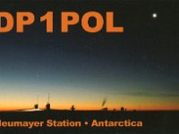 DP1POL  -  CW - SSB Year: 2003 Band: 12, 20m Specifics: IOTA AN-016 mainland Antarctica.  Neumayer II Station. Princess Martha Coast, Queen Maud Land. Part of the Antarctica territorial claim of Norway south of 60°S (Norwegian sector: 44°38’E-20°W)