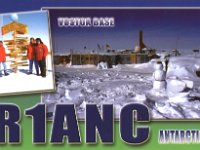 R1ANC  -  CW Year: 2002 Band: 15, 17, 20m Specifics: IOTA AN-016 mainland Antarctica. Vostok Station. Princess Elizabeth Land. Part of the Antarctica territorial claim of Australia south of 60°S (Australian sector: 160°E-142°E, 136°E-44°38’E)