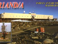 R1AND/A  -  CW Year: 2000 Band: 10m Specifics: IOTA AN-016 mainland Antarctica. Maitri Station. Princess Astrid Coast, Queen Maud Land. Part of the Antarctica territorial claim of Norway south of 60°S (Norwegian sector: 44°38’E-20°W)