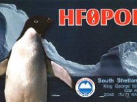 HF0POL  CW - SSB Year: 2002 Band: 10, 12, 30m Specifics: IOTA AN-010 King George island. Henryk Arctowski Station