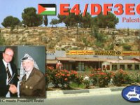 E4/DF3EC  - CW Year: 2003 Band: 12, 15, 17, 20m Specifics: Ramallah, West Bank