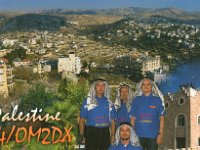 E4/OM2DX  - SSB Year: 2007 Band: 15, 17m Specifics: Bethlehem, West Bank