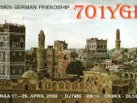 7O1YGF  - CW - SSB Year: 2000 Band: 10, 17m Specifics: Sanaa