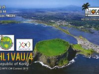 HL1VAU/4  - CW Year: 2015 Band: 20m Specifics: IOTA AS-026 Cheju island