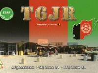 T6JR  - CW - SSB Year: 2013 Band: 10m Specifics: Near Mazar-e Sharif, Camp Marmal