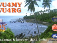 VU4RG  - CW Year: 2008 Band: 17m Specifics: IOTA AS-001 South Andaman island