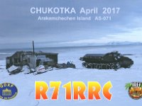 R71RRC  - CW Year: 2017 Band: 20m Specifics: IOTA AS-071 Arakamchenchen island