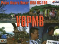 V8PMB  - CW Year: 2004 Band: 17m Specifics: IOTA OC-184 Muara Besar island